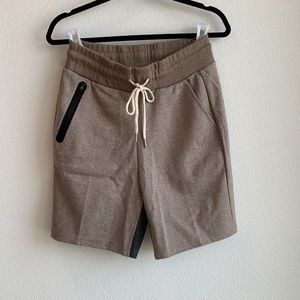 ASRV heather brown shorts